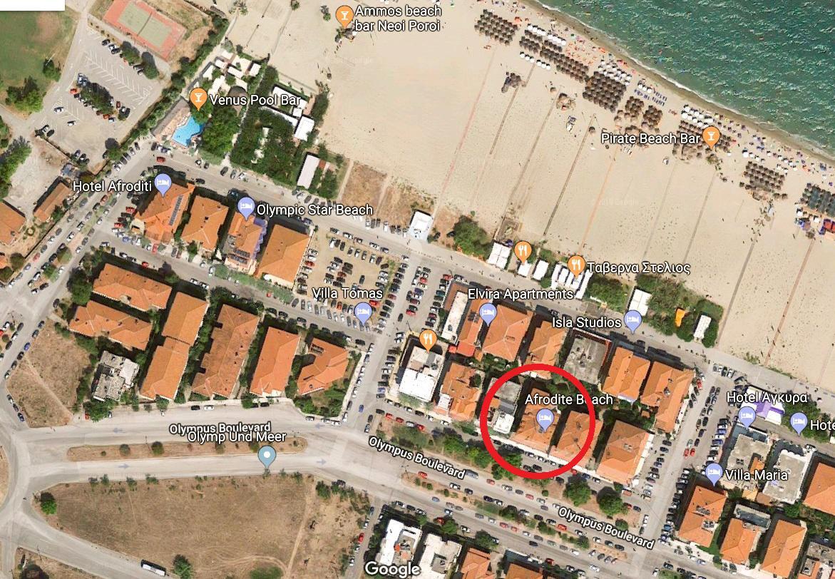 Afrodite Beach Neoi Poroi Exterior foto